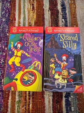 Ronald McDonald Kids VHS Set of 2 videos in very good condition.
